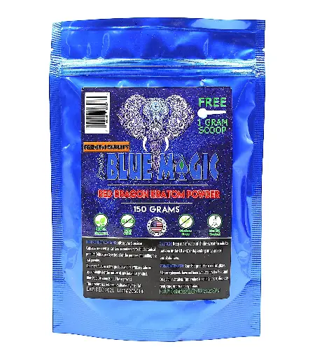 Blue Magic - Kratom Powder - Red Dragon - 150 Grams