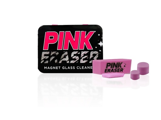 Pink Formula Eraser  - Magnet Glass Cleaner 