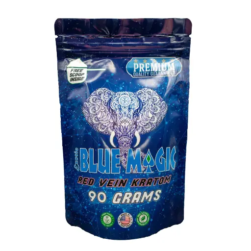 Blue Magic - Kratom Powder - Red Dragon - 90 Grams