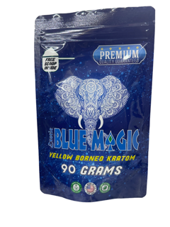 Blue Magic - Kratom Powder - Yellow Borneo - 90 Grams