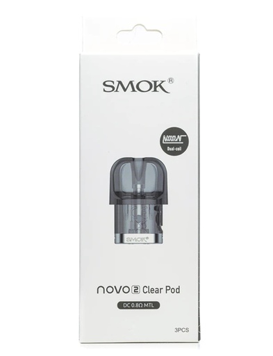 SMOK - Novo 2 - Clear Pods - DC 0.8 MTL - 3PCS 