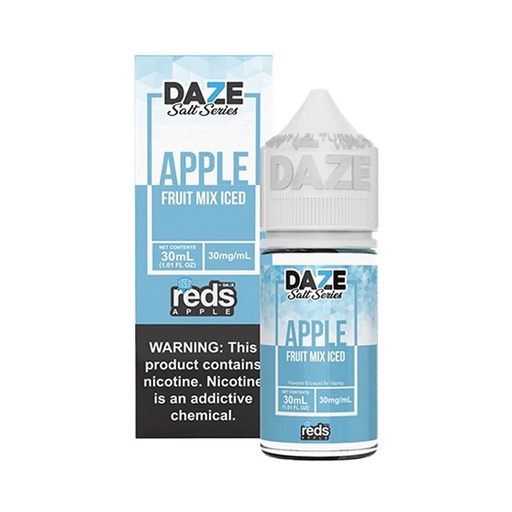 Daze - Salt Series - Apple - Fruit Mix Iced - 30mL/30mg