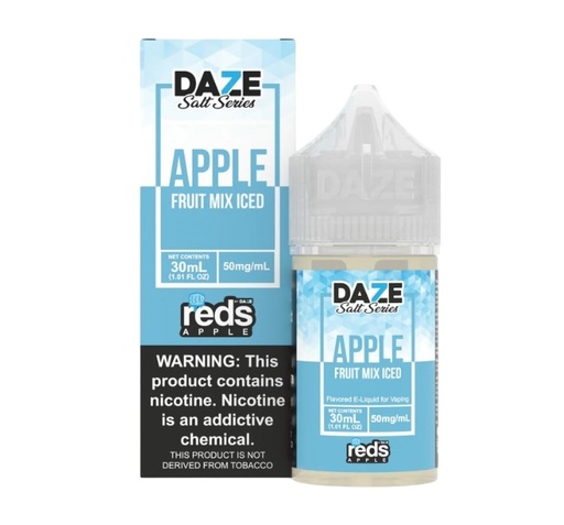 Daze - Salt Series - Apple - Fruit Mix Iced - 30mL/50mg