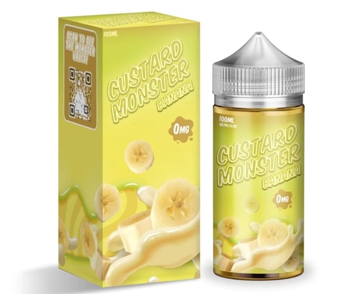 Custard Monster - Banana - 0mg/100ml