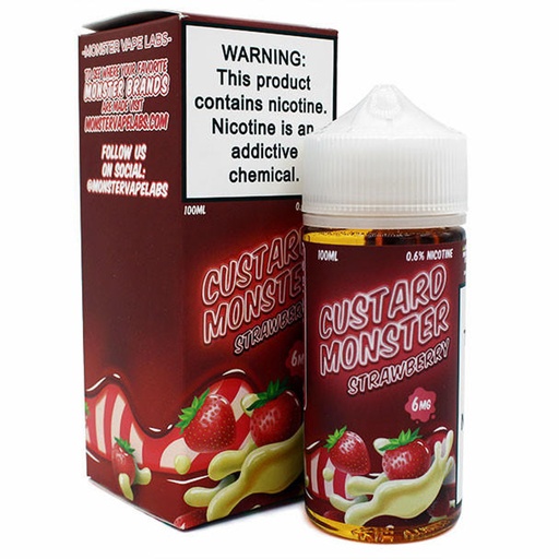 Custard Monster - Strawberry - 6mg/100ml