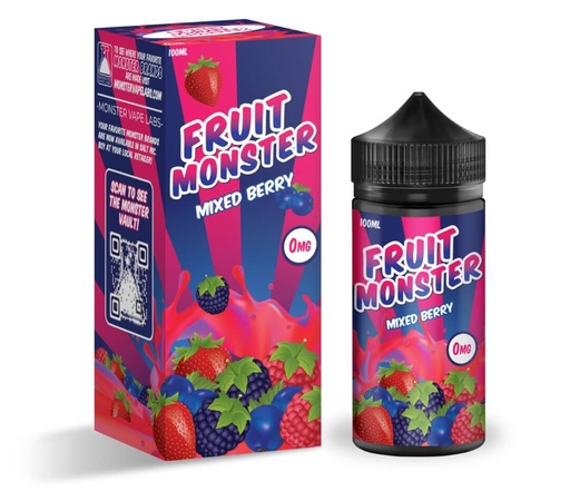 Fruit Monster - Mixed Berry - 0mg/100ml