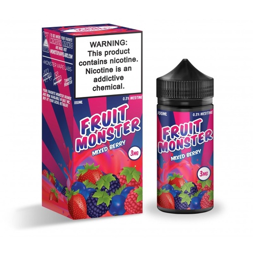 Fruit Monster - Mixed Berry - 3mg/100ml