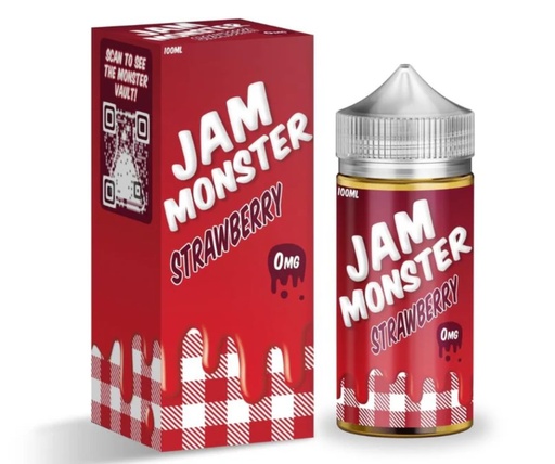 Jam Monster - Strawberry - 0mg/100ml