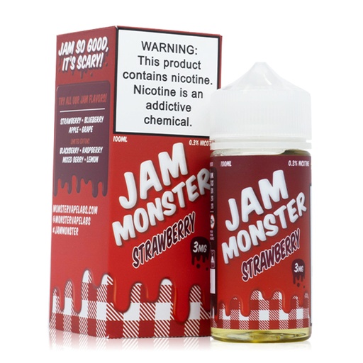 Jam Monster - Strawberry - 3mg/100ml