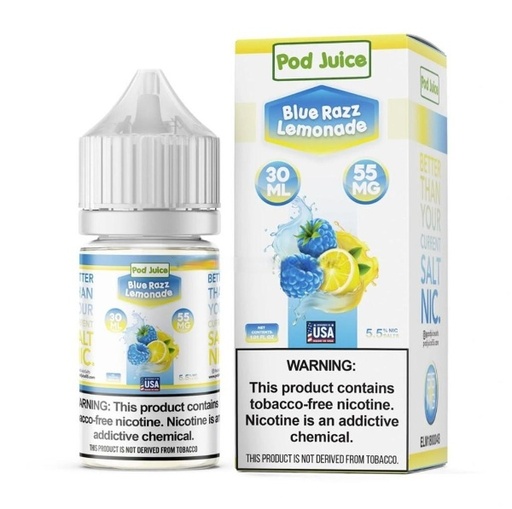 Pod Juice - Blue Razz Lemonade - 55mg/30ml 