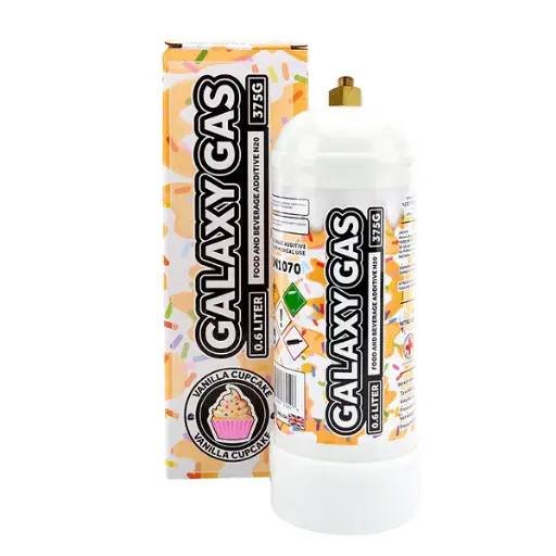 Galaxy Gas - Vanilla Cupcake - 0.6L Tank