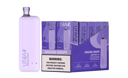 UT Bar - Sakura Grape - 6000 Puffs - 5%