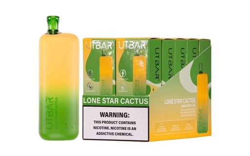 UT Bar - Lone Star Cactus - 6000 Puffs - 5%