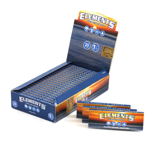 Elements - Ultra Thin Papers - 1¼ Size - 25 per box 