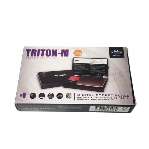 Triton-M - 400G x 0.01G Capacity - Digital Pocket Scale 