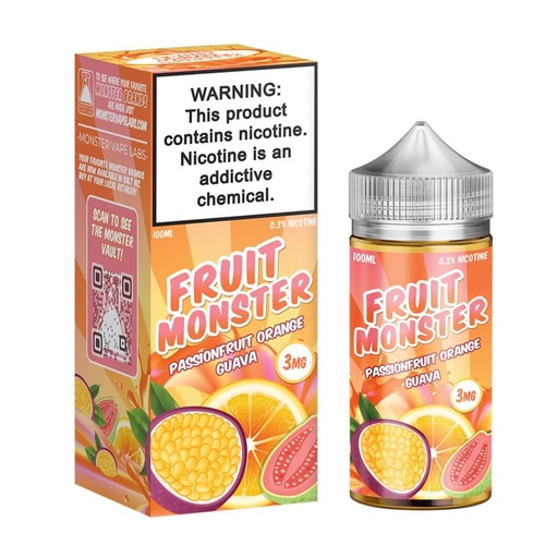 Fruit Monster - Passionfruit Orange Guava - 3mg/100ml