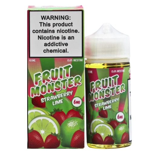 Fruit Monster - Strawberry Lime - 6mg/100ml