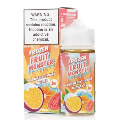 Frozen Fruit Monster - Passionfruit Orange Guava Ice - 3mg/100ml