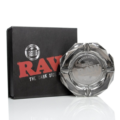 RAW - Dark Side Glass Ashtray 