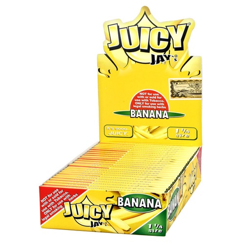 Juicy - Jay's - Banana - 1¼ Size - 24 Packs x 32 Leaves