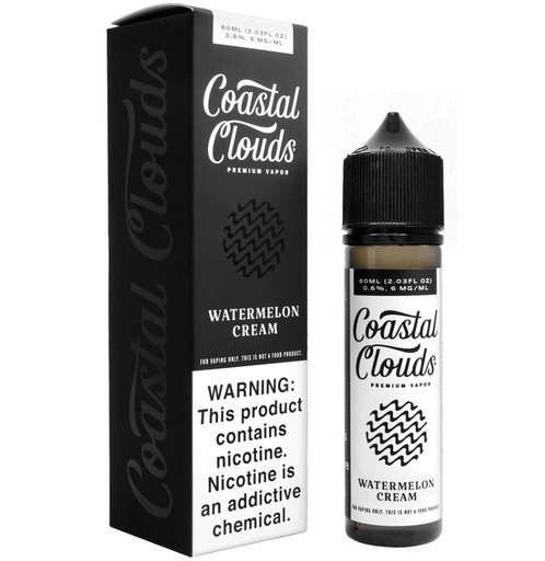 Coastal Clouds - Watermelon Cream - 60ml/6mg 