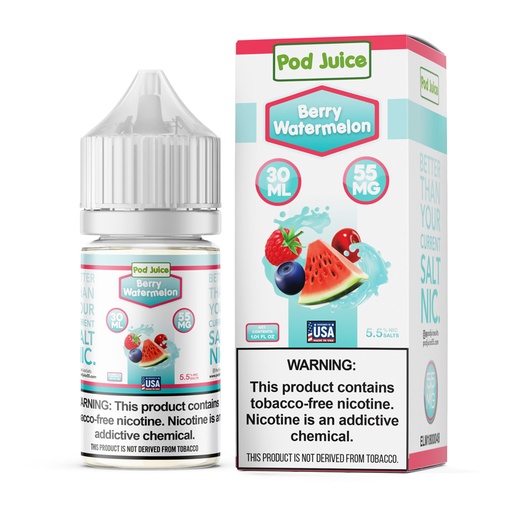 Pod Juice - Berry Watermelon - 55mg/30ml