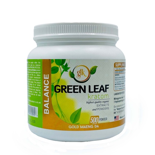 Green Leaf Kratom - Balance - Gold Maeng Da - 500g Powder