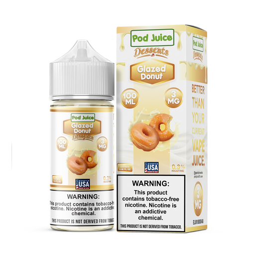 Pod Juice - Glazed Donut - 3mg/100ml