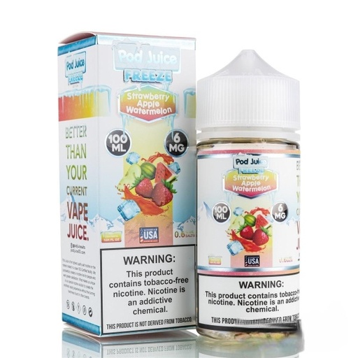 Pod Juice - Freeze - Strawberry Apple Watermelon - 6mg/100ml