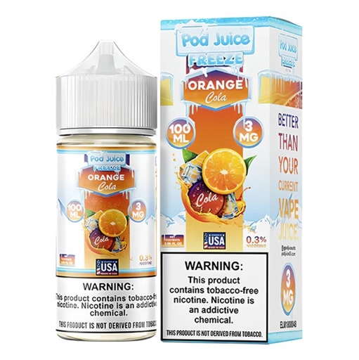 Pod Juice - Freeze - Orange Cola - 3mg/100ml