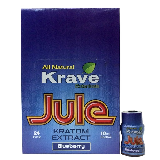 Krave - Jule Kratom Extact - Blueberry - 24 Pack/10mL Bottles