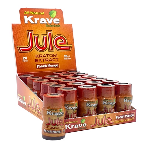 Krave - Jule Kratom Extact - Peach Mango - 24 Pack/10mL Bottles