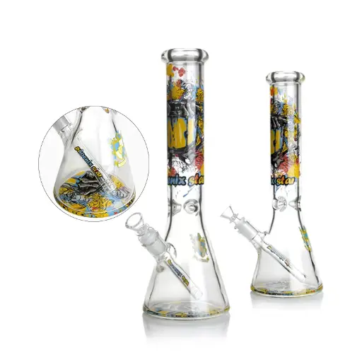 Phoenix Star - 14" Beaker - Assorted Designs and Colors 