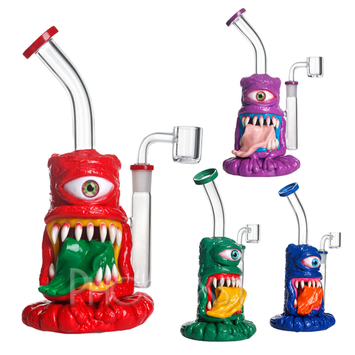 10" 3 Eye Monster Waterpipe 