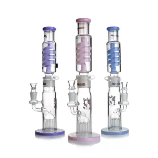 Phoenix Star - 15" Waterpipe W/Glycerin - Assorted Colors 