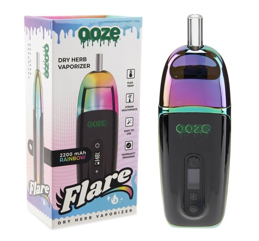 Ooze - Flare - Dry Herb Vaporizer - Rainbow