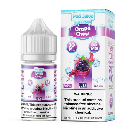 Pod Juice - Freeze - Grape Chew - 55mg/30ml