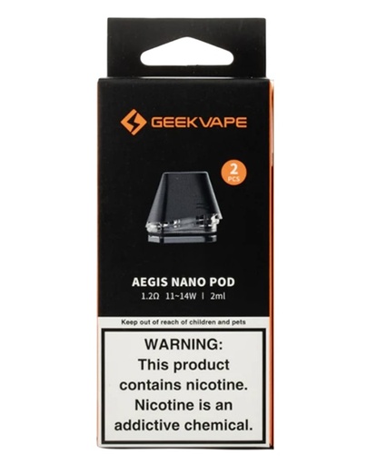 Geekvape - Aegis - Nano Pod - 1.2Ω - 11-14w - 2 Pcs 