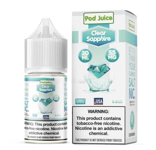 Pod Juice - Clear Sapphire - 55mg/30ml