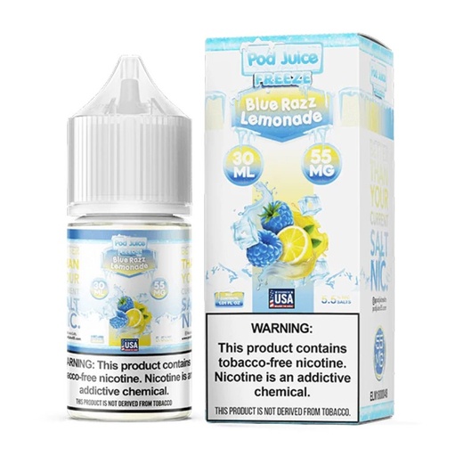 Pod Juice - Freeze - Blue Razz Lemonade - 55mg/30ml