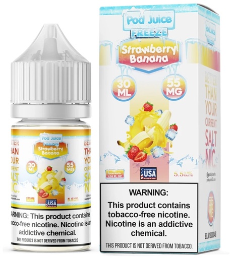 Pod Juice - Strawberry Banana Freeze - 35mg/30ml 