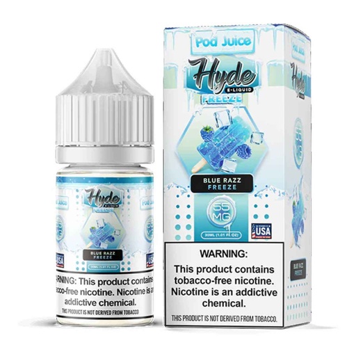 Pod Juice x Hyde - Freeze - Blue Razz Freeze - 55mg/30ml 