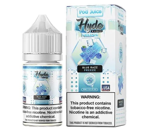 Pod Juice x Hyde - Blue Razz Pop Freeze - 35mg/30ml