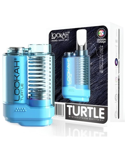 Lookah - Turtle - 510 Thread Vape Battery - Blue