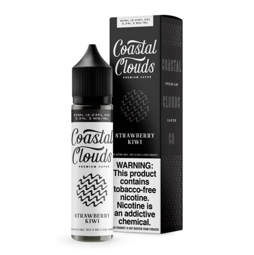 Coastal Clouds - Strawberry Kiwi - 60ml/3mg 