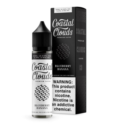 Coastal Clouds - Blueberry Banana - 60ml/3mg 