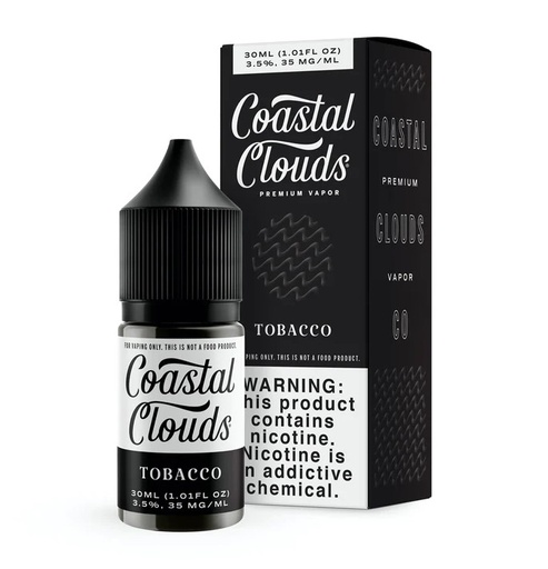 Coastal Clouds - Tobacco - 30ml/50mg