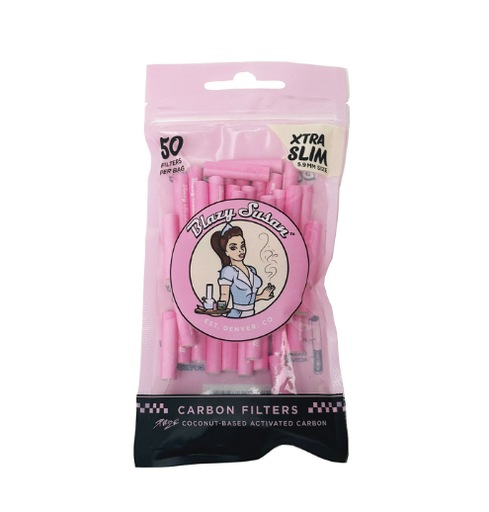 Blazy Susan - Carbon Filters - Xtra Slim (5.9 MM Size) - 50 Ct 