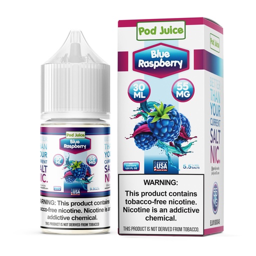 Pod Juice - Blue Raspberry - 55mg/30ml