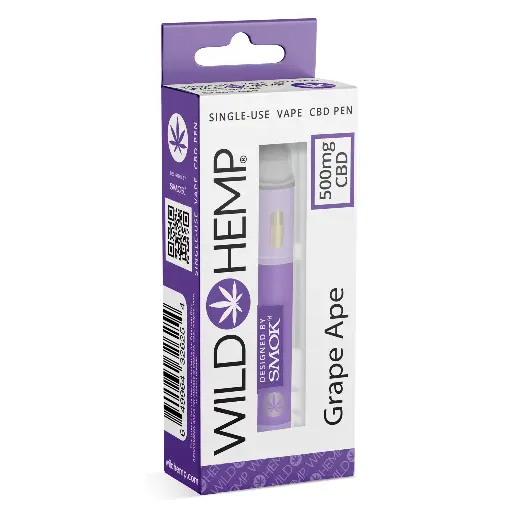 Wild Hemp - Luna CBD Vape Pen - Grape Ape - 1000mg CBD